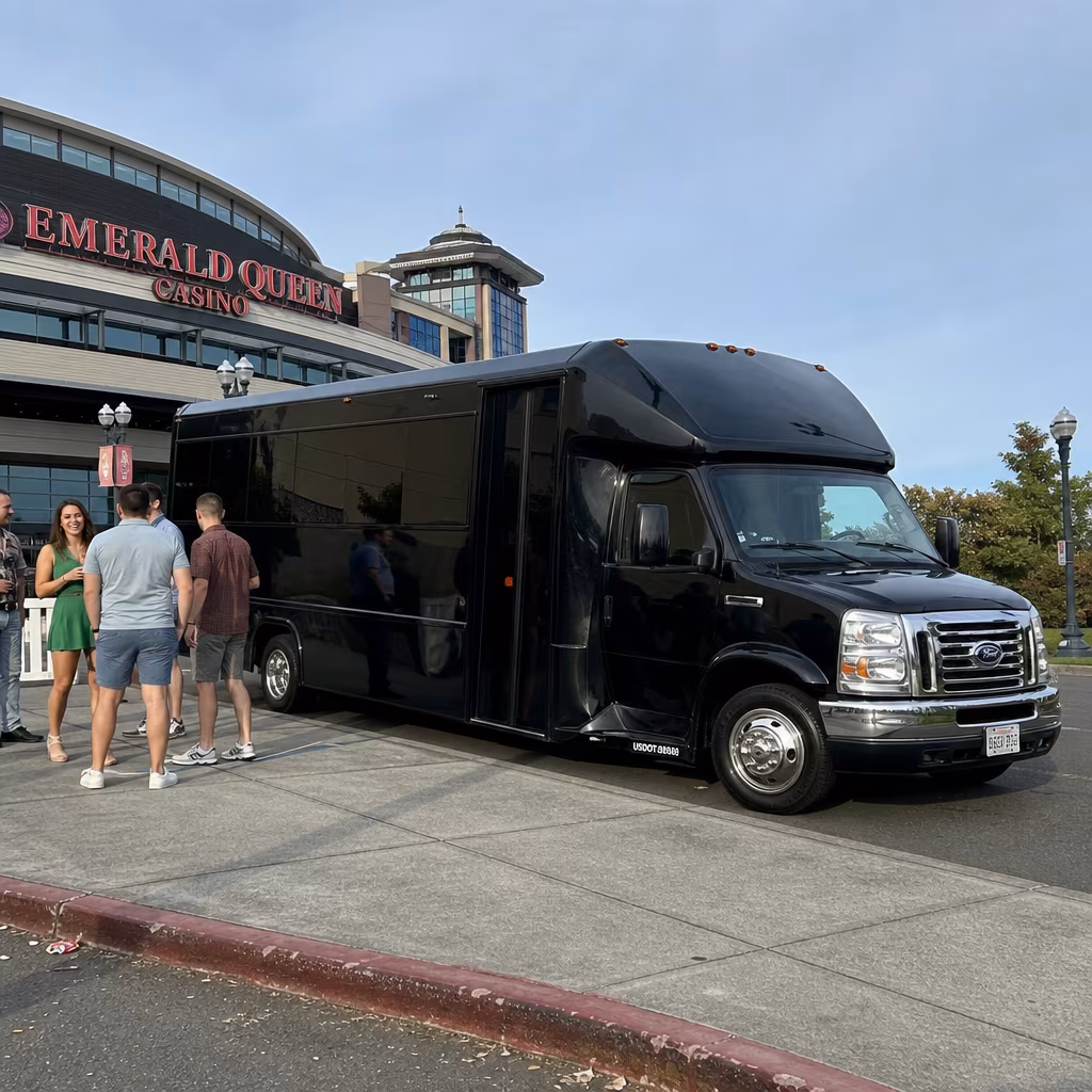 Party Bus to Emerald Queen Casino