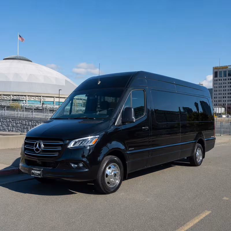 Sprinter Van Rental with Driver Exterior