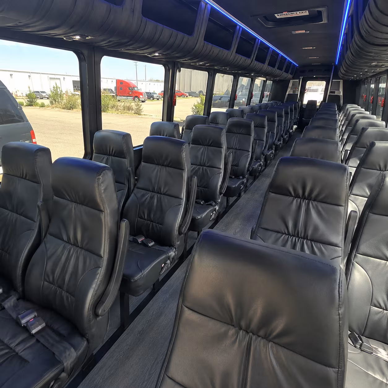 Tacoma Airport Shuttle & Transportation party bus exterior