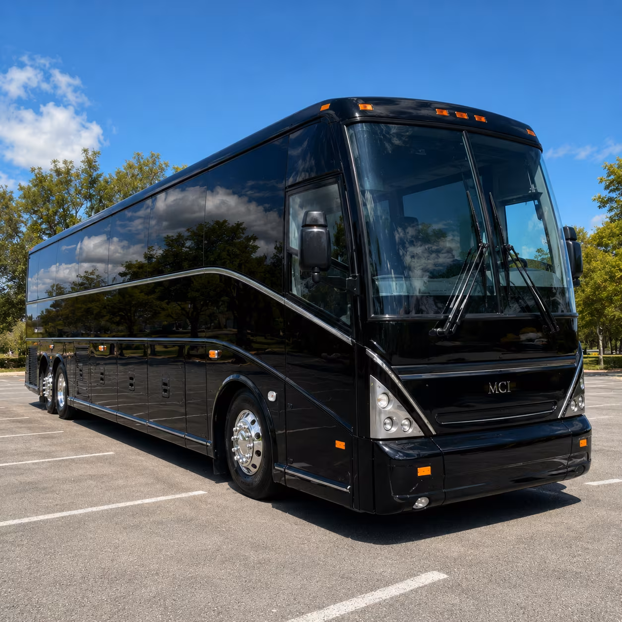 Tacoma Airport Shuttle & Transportation party bus interior