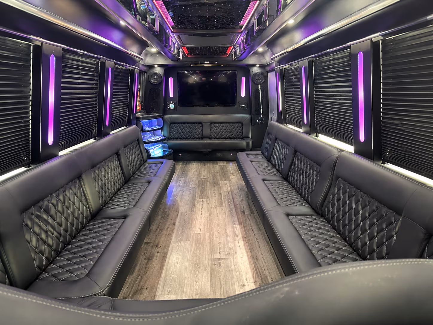 Tacoma Bachelor & Bachelorette Transportation party bus exterior