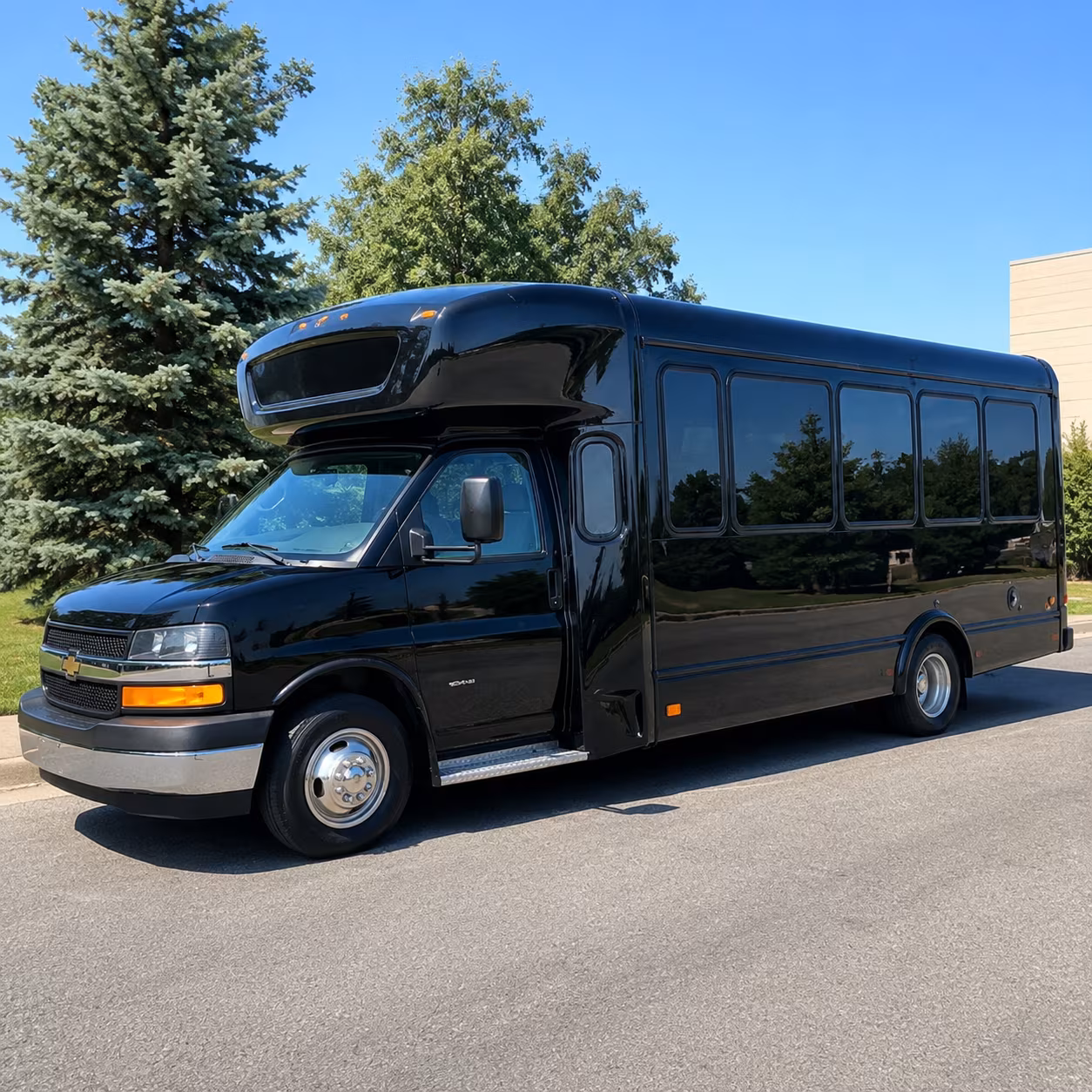 Tacoma Birthday, Sweet 16, & Quinceañera Transportation party bus exterior