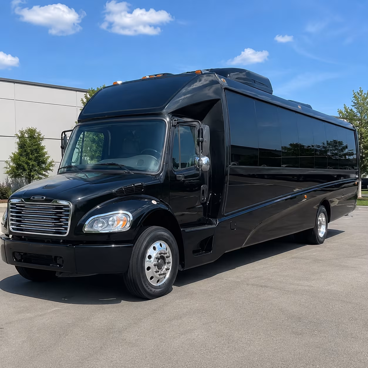 Tacoma Corporate Transportation party bus exterior