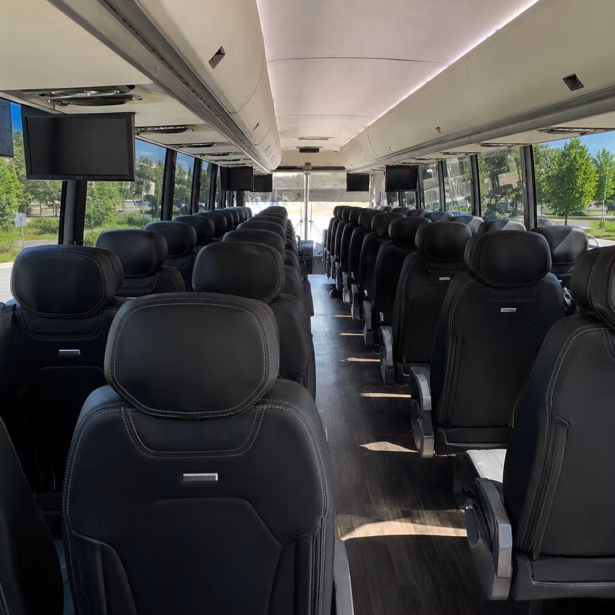 Tacoma Corporate Transportation party bus interior