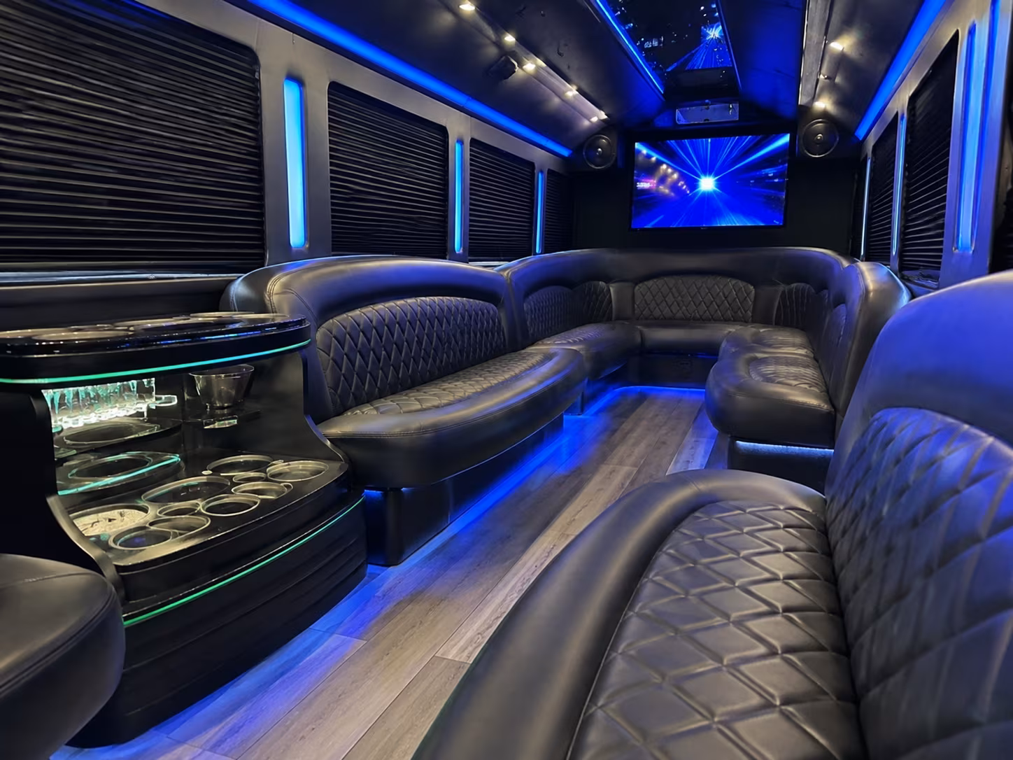 Tacoma Private Event Transportation onboard seating
