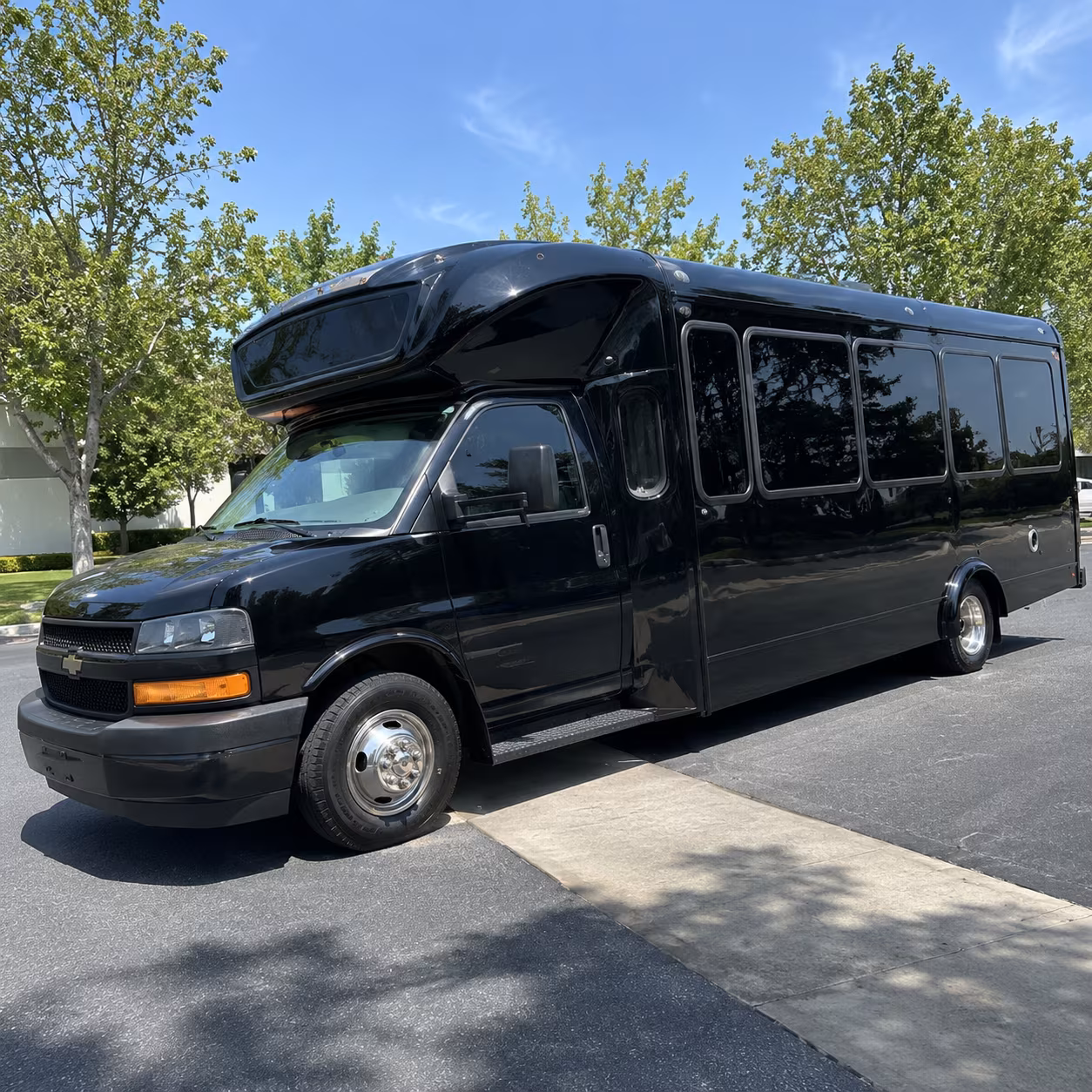 Tacoma Prom & Homecoming Transportation party bus exterior