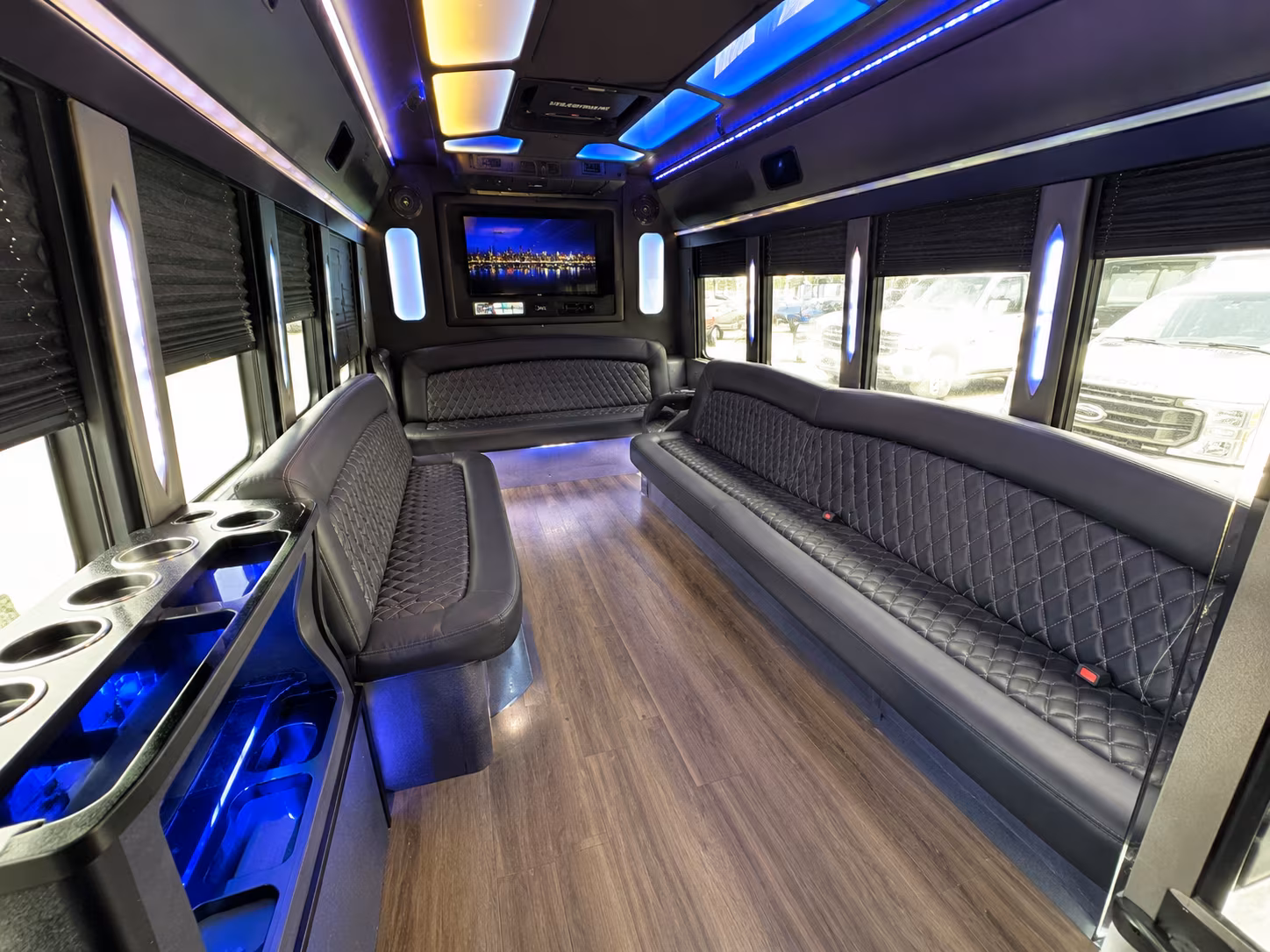 Tacoma Prom & Homecoming Transportation party bus exterior