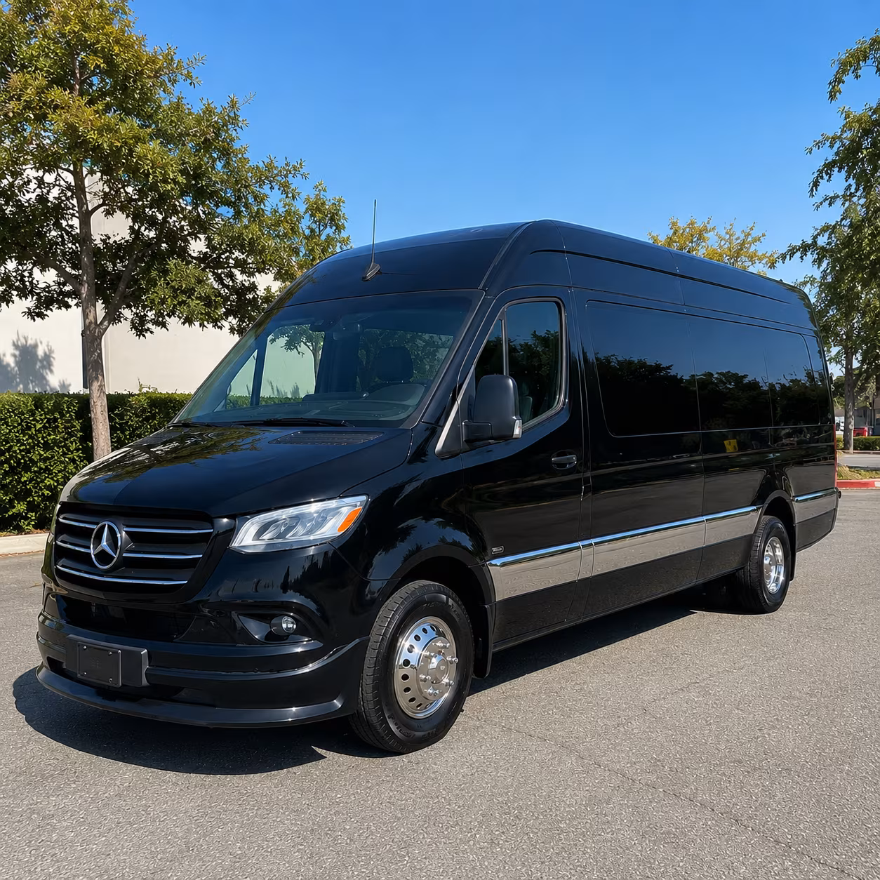 Tacoma School Event Transportation party bus exterior