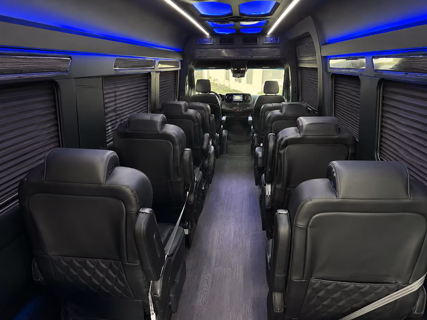 Tacoma School Event Transportation party bus exterior