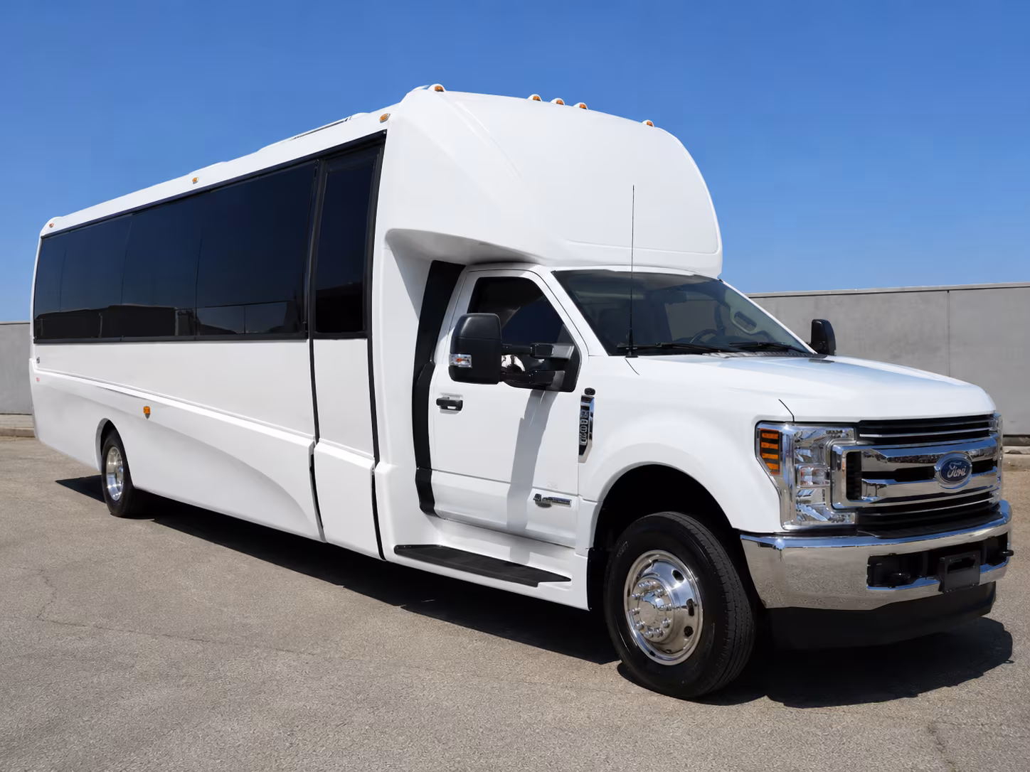 Tacoma School Event Transportation party bus exterior
