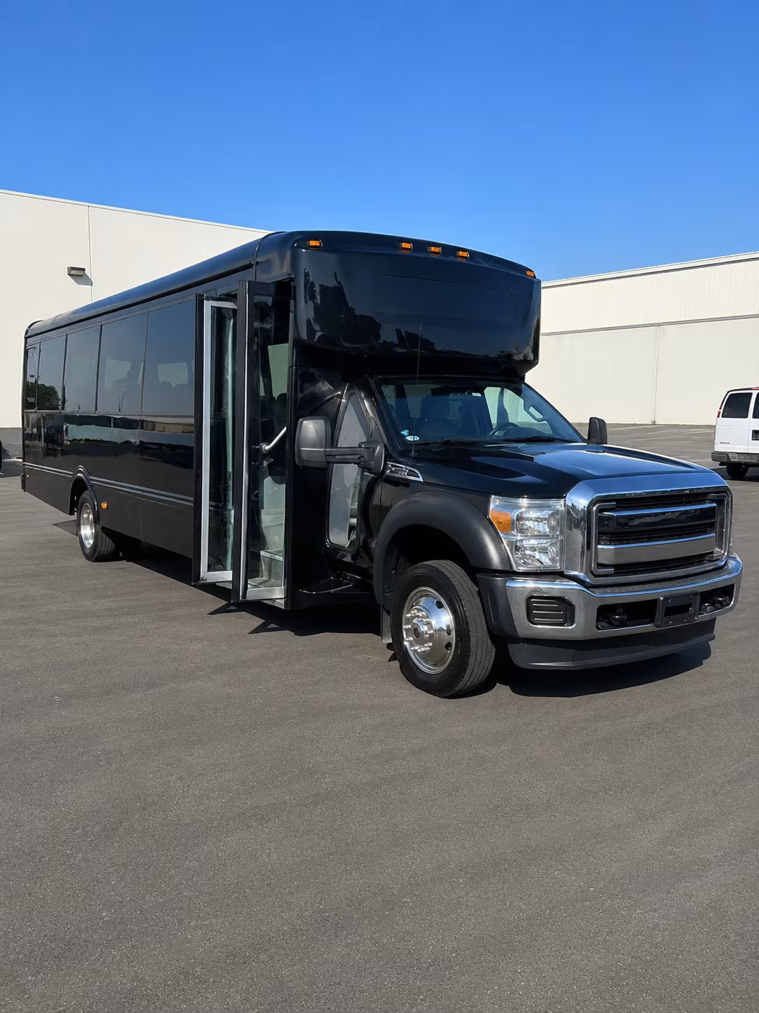 Tacoma Sporting Event Transportation party bus exterior