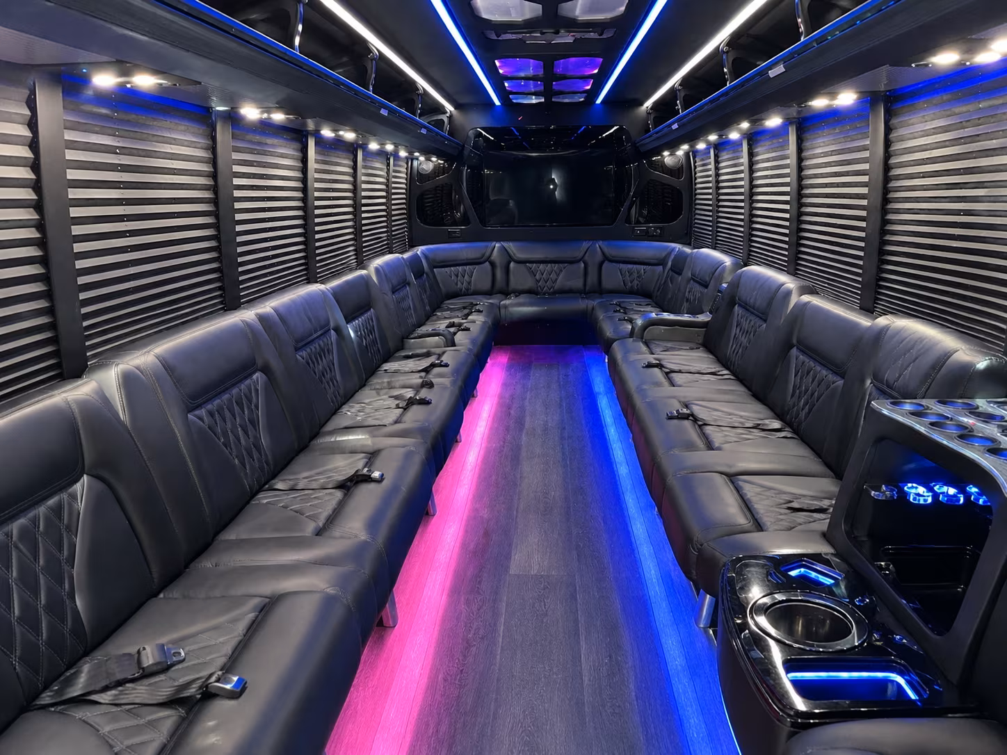 Tacoma Sporting Event Transportation onboard seating