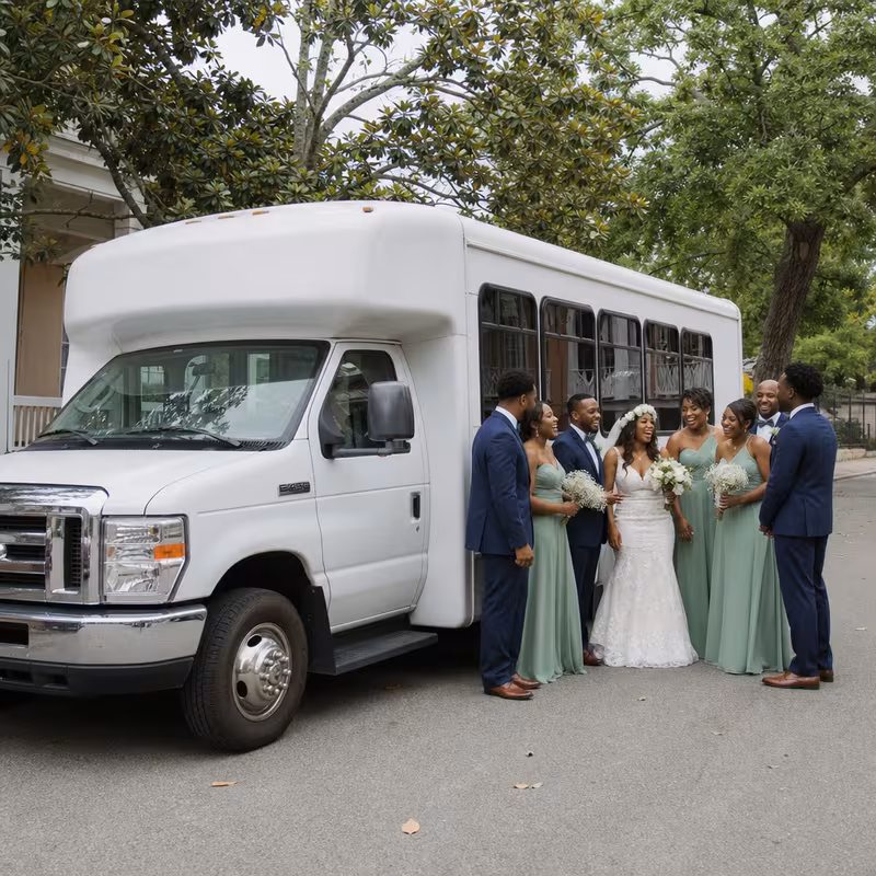 Tacoma Wedding Transportation fleet vehicle