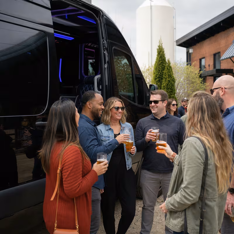 Tacoma Winery & Brewery Tour Transportation fleet vehicle