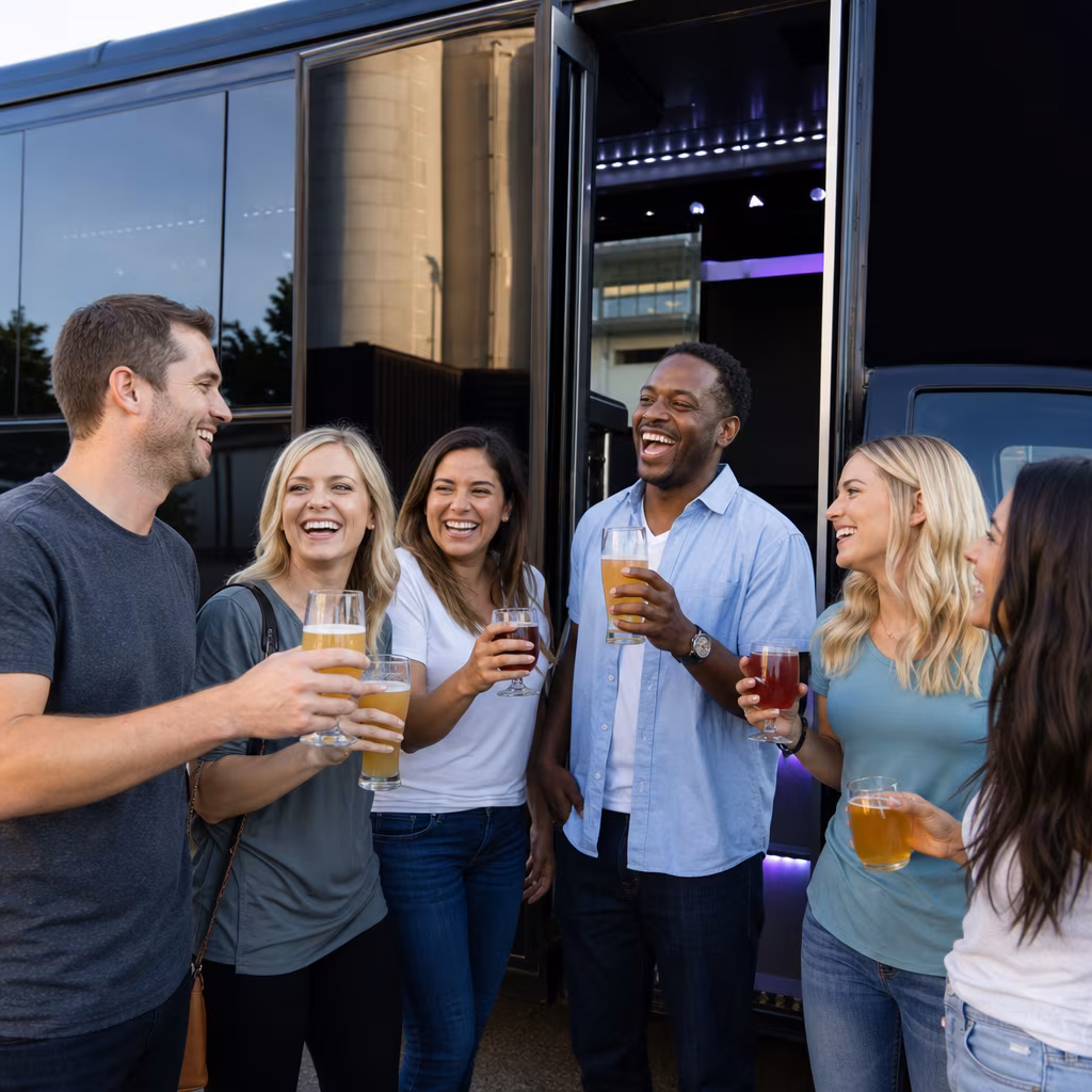 Tacoma Winery Tour & Pub Crawl Transportation